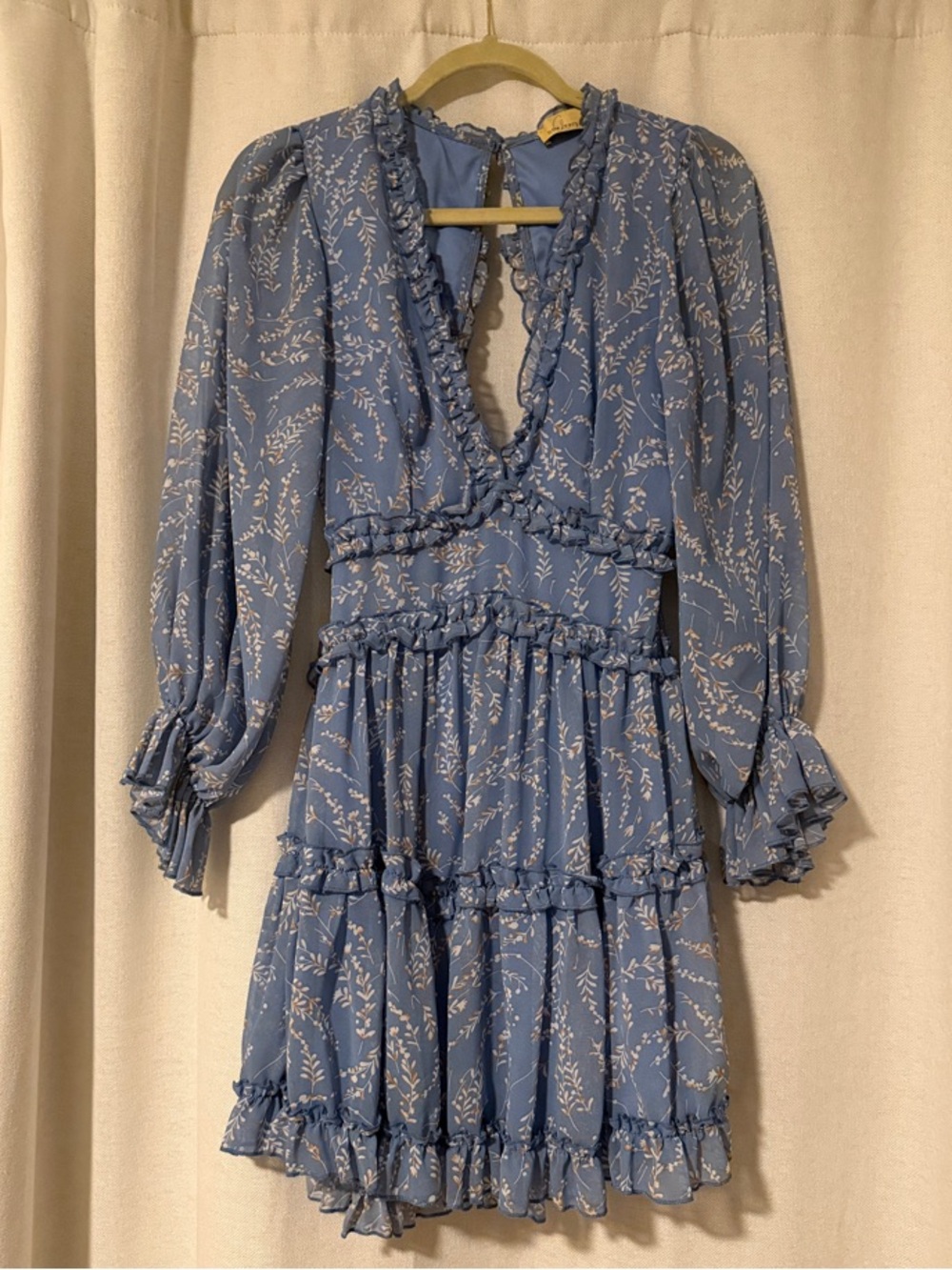 Floral Ruffle Mini Dress